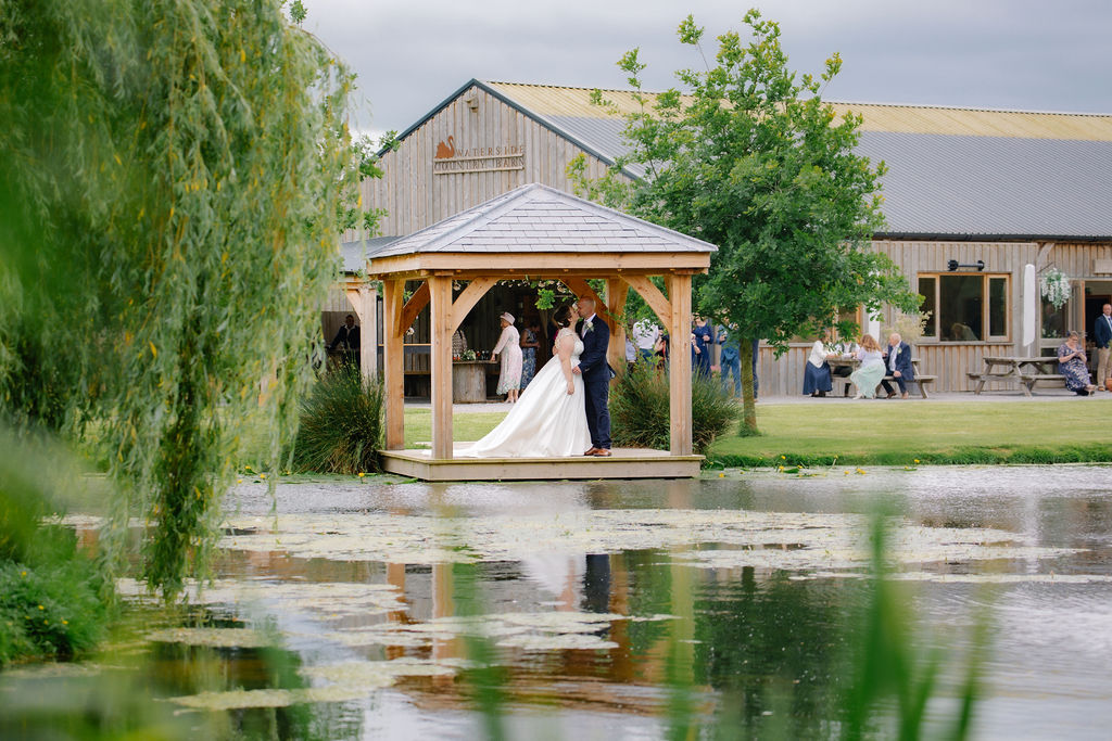 Waterside Country Barn wedding photograph